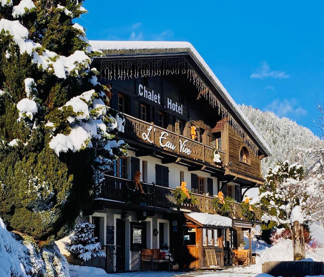 Chalet Appart'Hotel L'Eau Vive Saint-Nicolas-la-Chapelle  Exterior foto